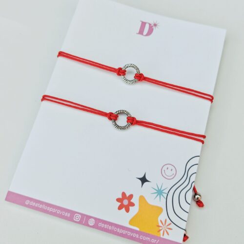 PULSERA HILO ROJO - PARA COMPARTIR 💓