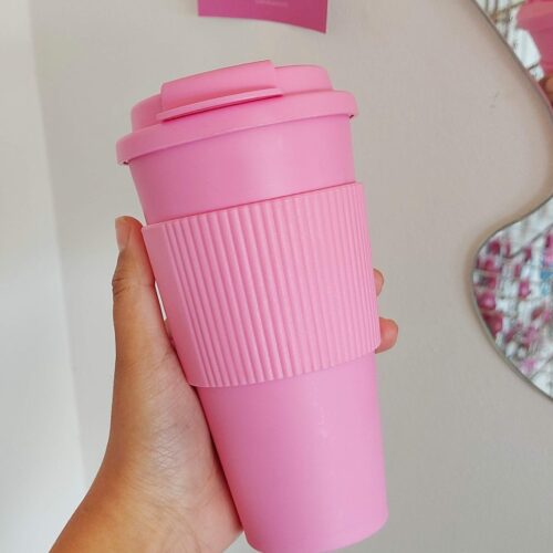 VASO COFFEE ROSA ☕💗