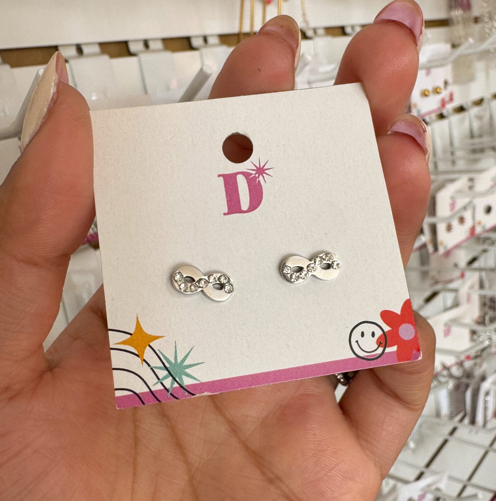AROS MINI CON STRASS - INFINITO ♾️✨