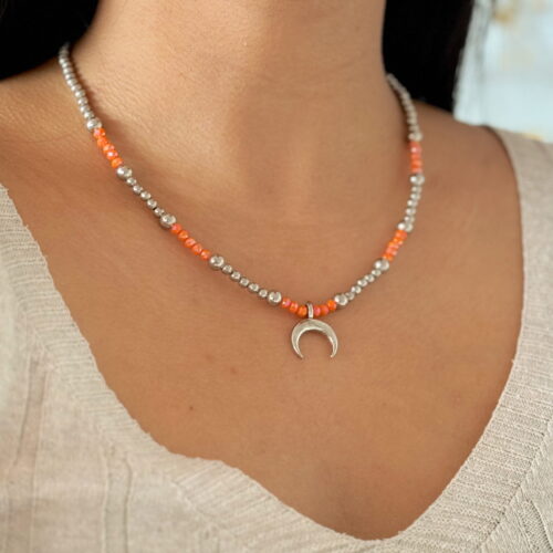 COLLAR ORANGE MOON 🌙🧡