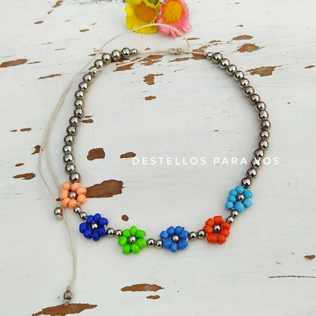 GARGANTILLA MARGARITA MULTICOLOR 🌼