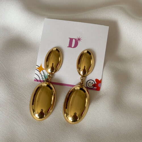 AROS DOBLE GOTA DORADO✨💫