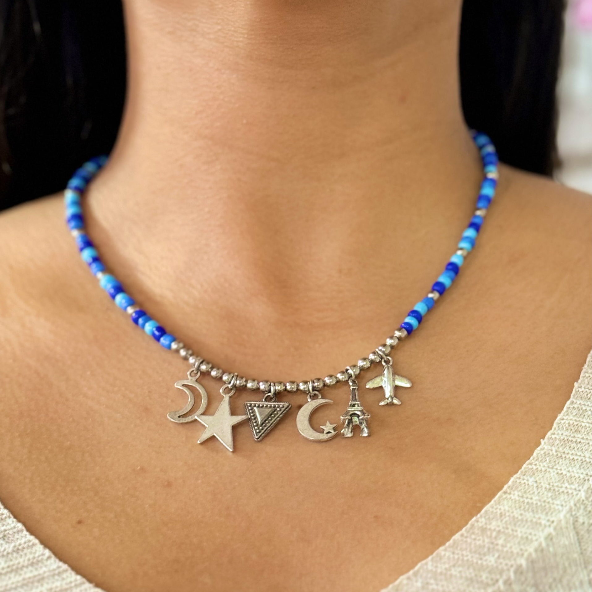 COLLAR CANCUN - azul✨