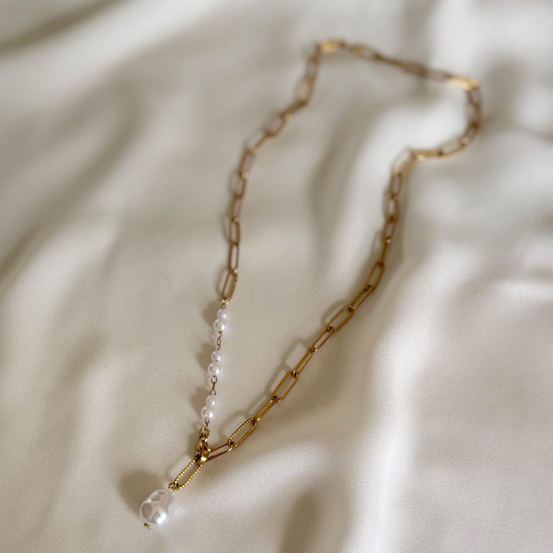 COLLAR PERLAS GOLDEN 💛