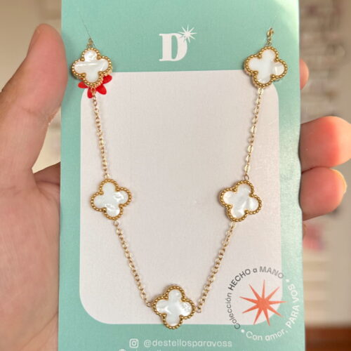 COLLAR VAN CLEEF BLANCO