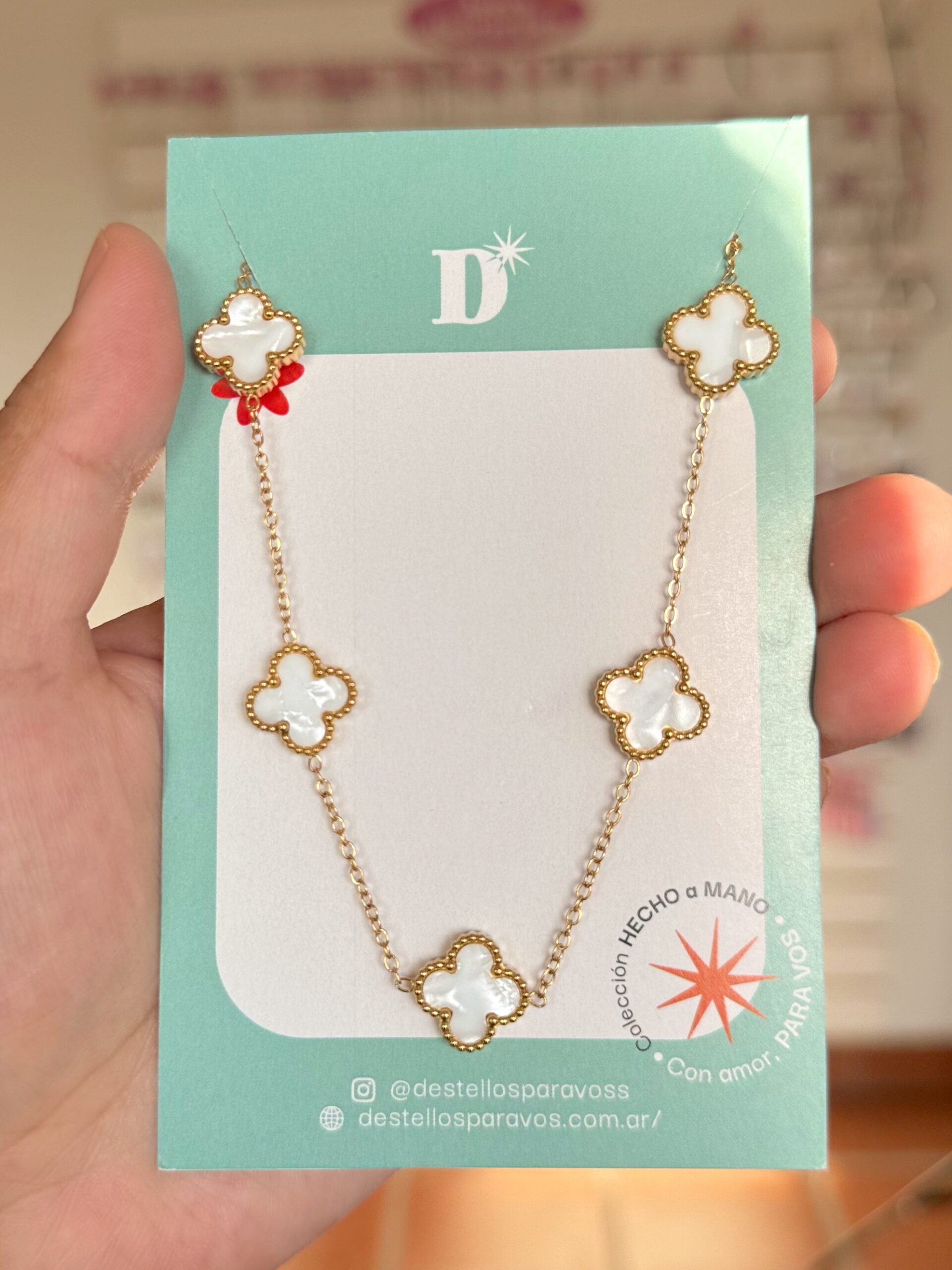 COLLAR VAN CLEEF BLANCO