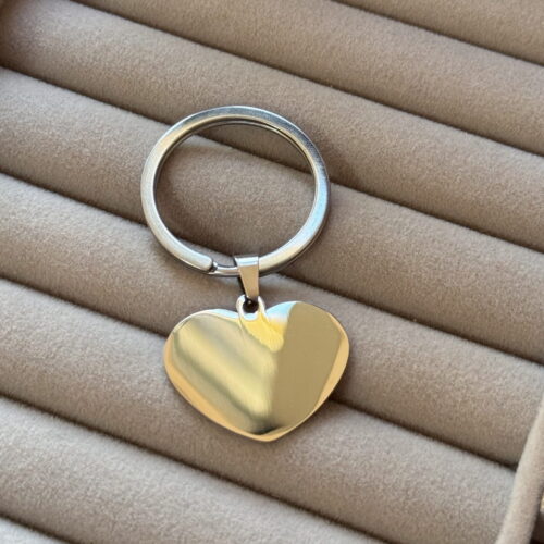 LLAVERO CORAZON  PERSONALIZADO