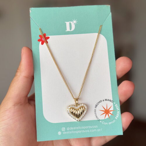 COLLAR CORAZON GOLD