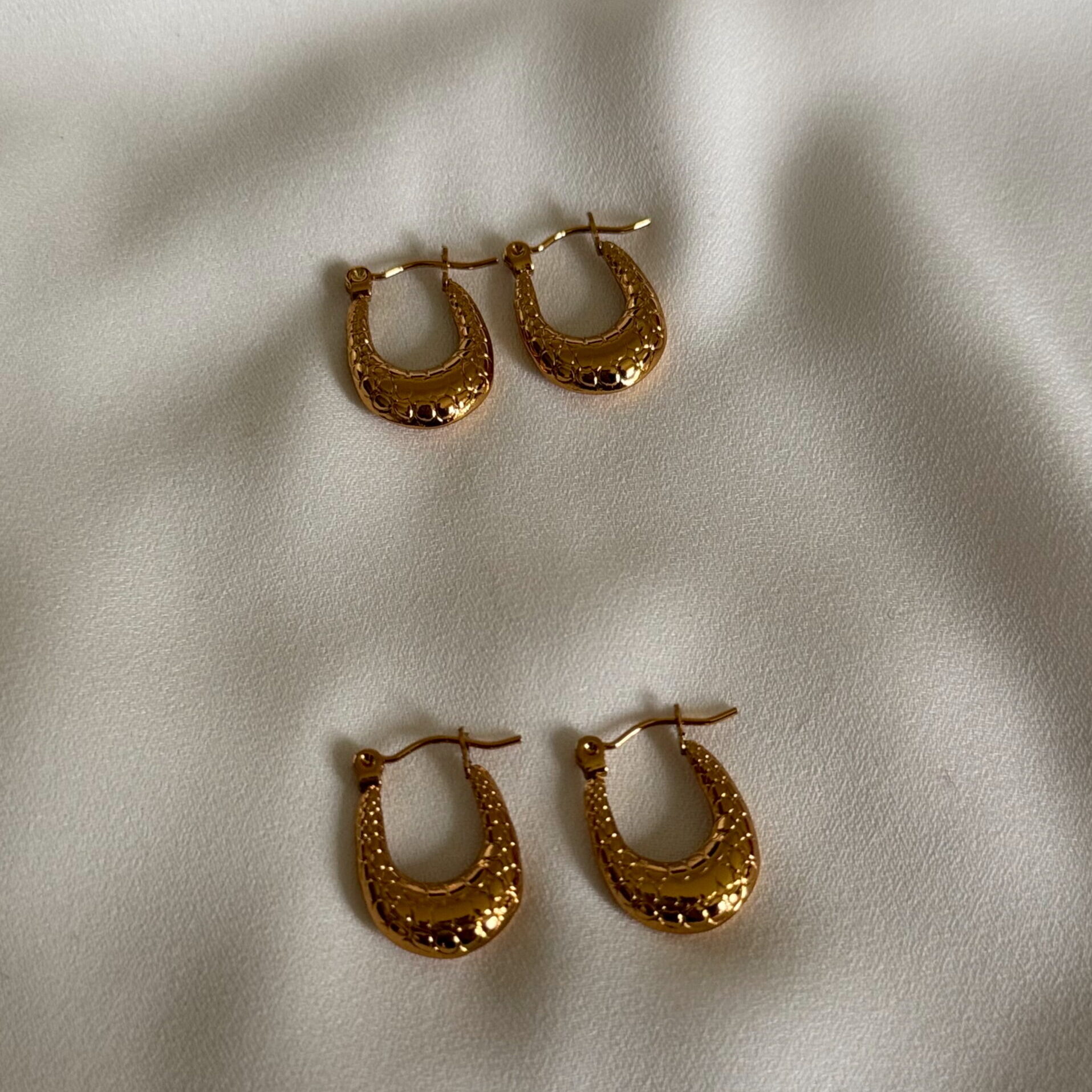 AROS XIO ✨ACERO DORADO