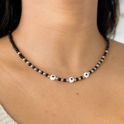 COLLAR BLACK HEART 🖤