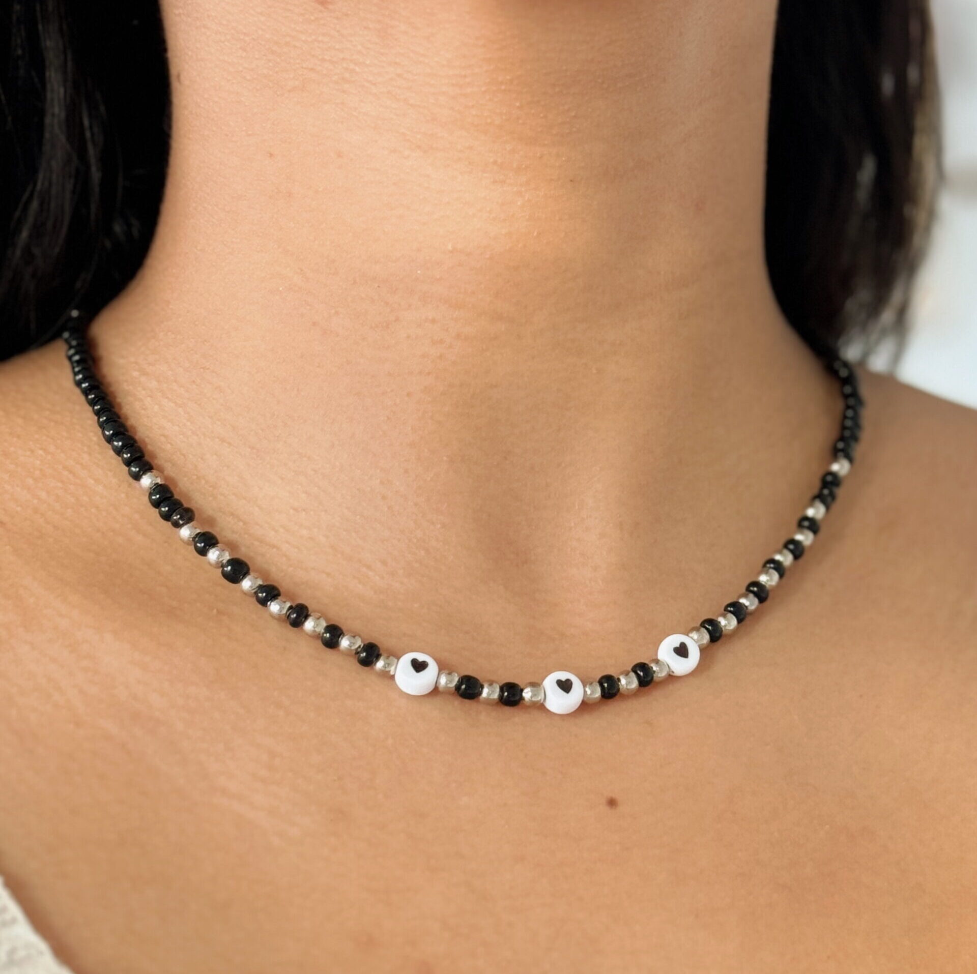 COLLAR BLACK HEART 🖤