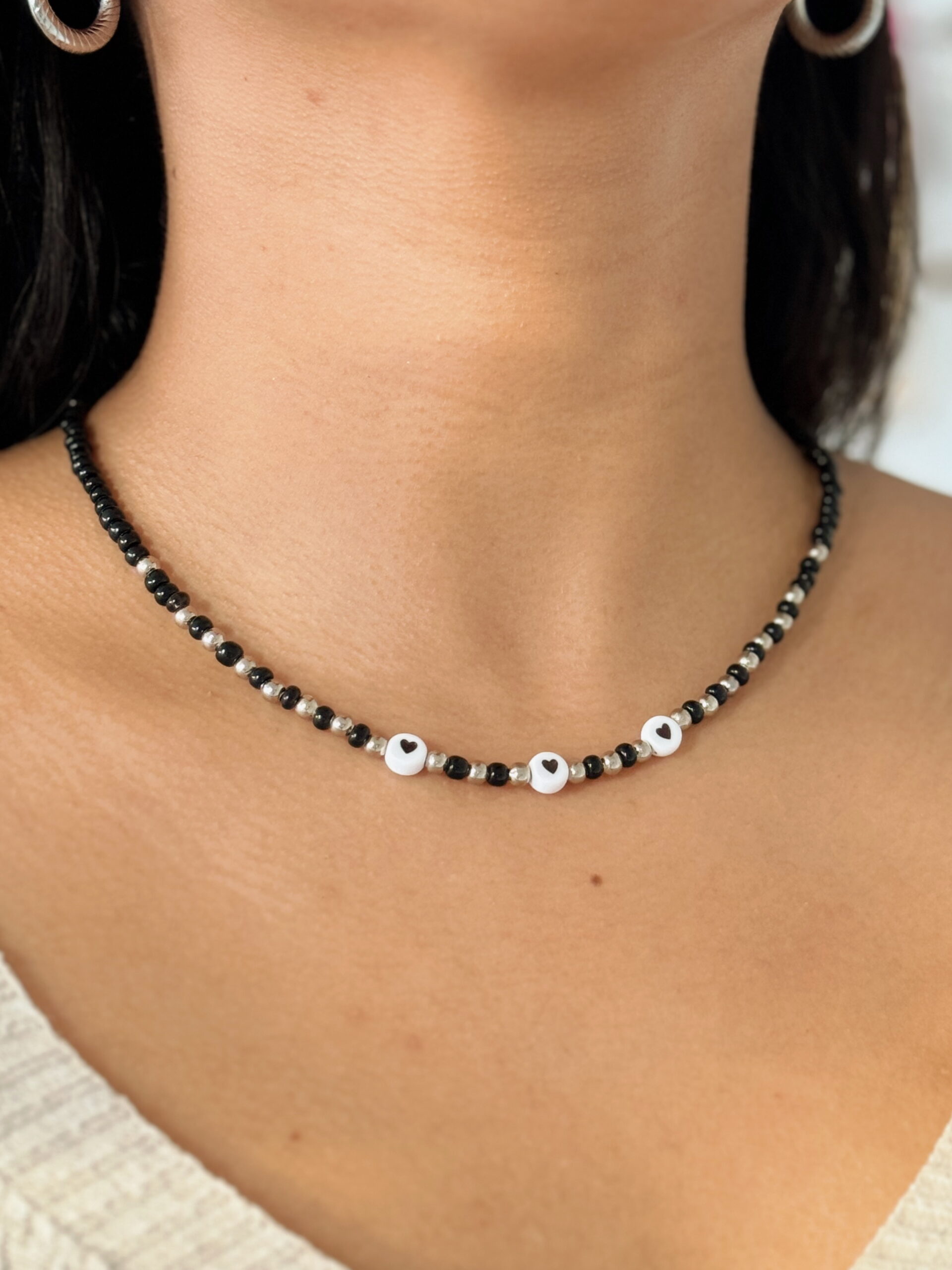 COLLAR BLACK HEART 🖤
