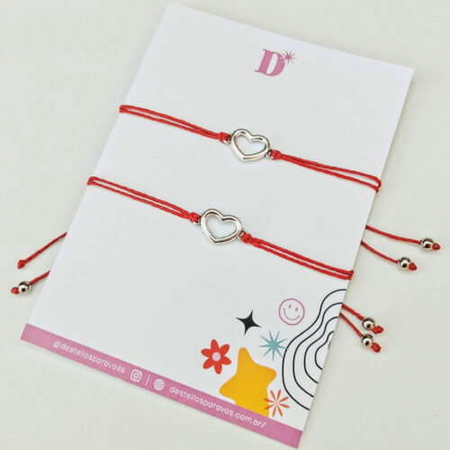 PULSERA CORAZON PARA COMPARTIR 💓