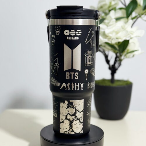 VASO BTS - GRABADO 360°