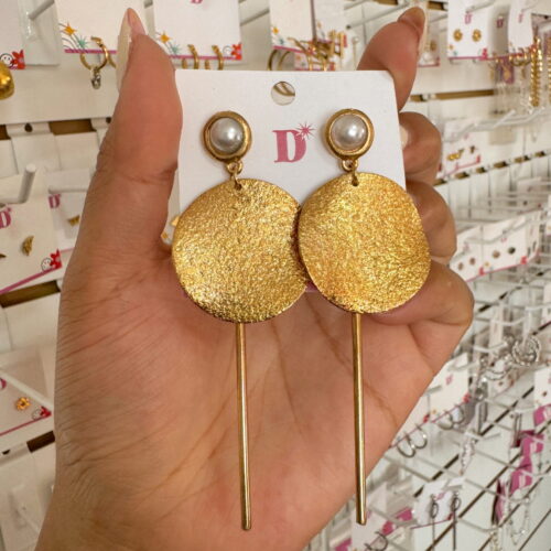AROS COLGANTES PERLA✨