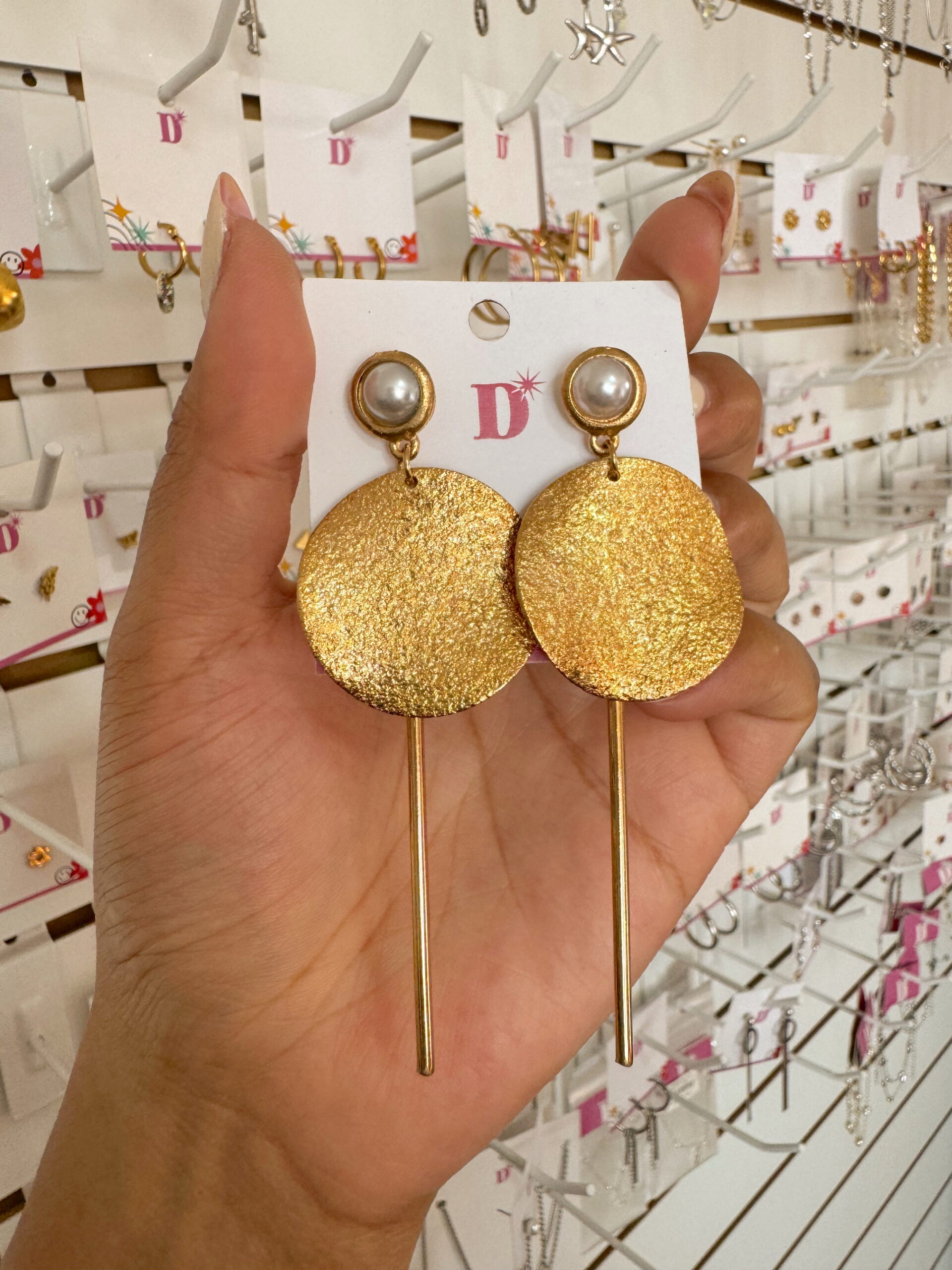 AROS COLGANTES PERLA✨