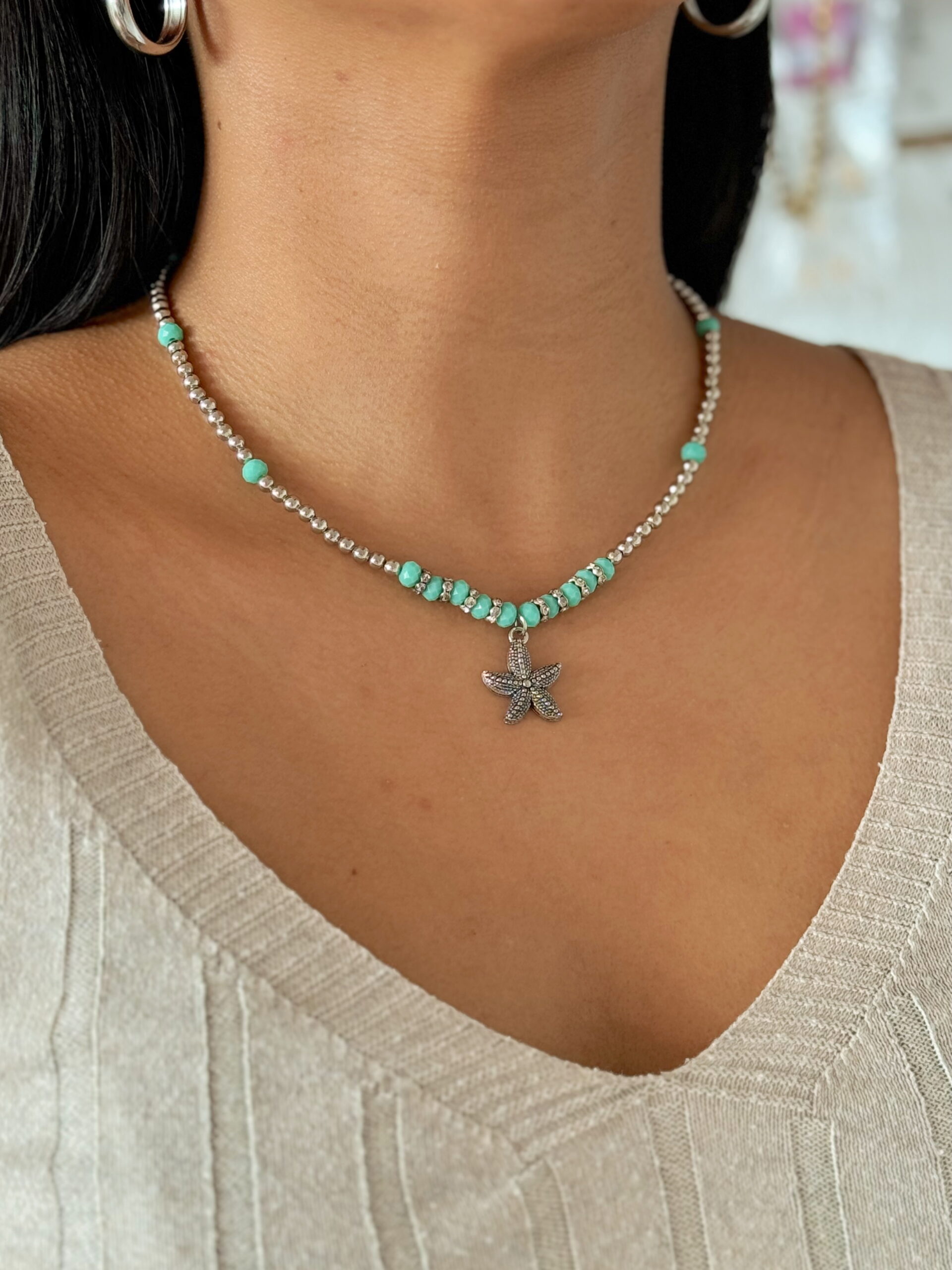 COLLAR ESTRELLA DE MAR ⭐💚